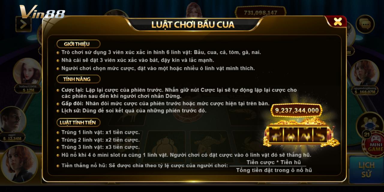 Cách Chơi Bầu Cua Tại Nhà Cái Vin88